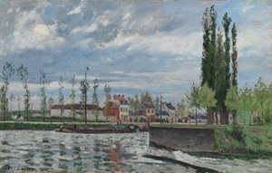 Pontoise-i zár alkotó: Camille Pissarro