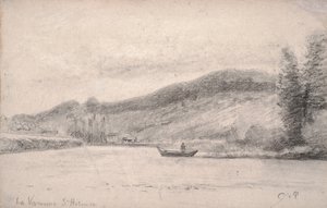 A Marne-folyó Varenne-Saint-Hilaire-nél, 1863-65 alkotó: Camille Jacob Pissarro