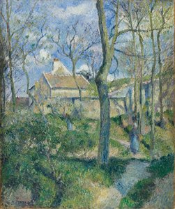 Az út a Les Pouilleux-ba, Pontoise-be alkotó: Camille Pissarro
