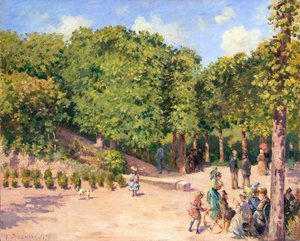 Városi Park Pontoise-ban, 1873. alkotó: Camille Pissarro