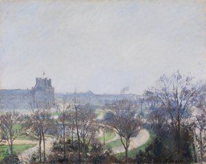 Tuileries Gardens alkotó: Camille Pissarro