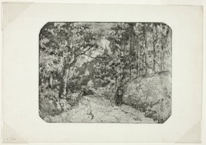Erdős sáv Pontoise-nál alkotó: Camille Pissarro