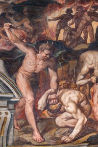 Utolsó ítélet, részlet (freskó) alkotó: Camillo Procaccini
