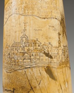 Porkürt, a St. Lawrence folyó térképével gravírozva Quebec környékén, 1759 körül
