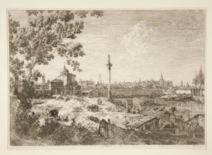 Padova képzeletbeli kilátása, a Vedute sorozatból (Nézetek) alkotó: Canaletto (Giovanni Antonio Canal)