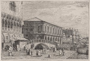 Le Preston. V. (A börtön, Velence]), a Vedute sorozatból (Nézetek)