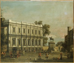 Épületek Capriccioja Whitehallban, 1754 körül alkotó: Giovanni Antonio Canal