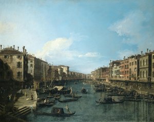 Canaletto - Canal Grande, 1738-42 alkotó: Canaletto