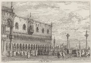 Canaletto - La Piera del Bando. V. - Google Art Project alkotó: Canaletto
