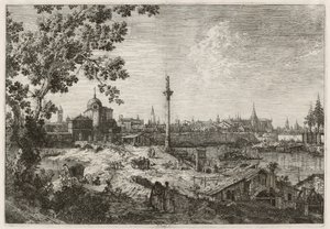 Padova képzeletbeli látképe alkotó: Canaletto