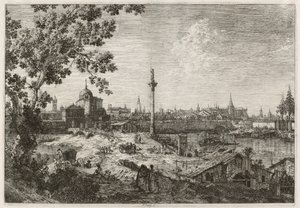 Padova képzeletbeli kilátása, c. 17351746. alkotó: Canaletto