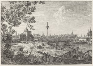Padova képzeletbeli kilátása, c. 17351746. alkotó: Canaletto