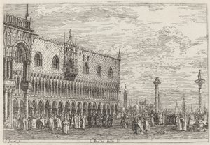 A Band Pier. v. alkotó: Canaletto