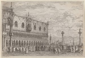 A Band Pier. v. alkotó: Canaletto