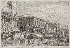 A börtön. V. [bal alsó sarok] alkotó: Canaletto