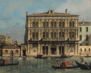 Palazzo Vendramin-Calergi, a Canal Grande, Velence alkotó: Canaletto