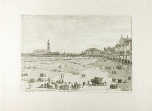 Prà della Valle, a Views-tól alkotó: Canaletto