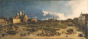Prà della Valle Padovában alkotó: Canaletto