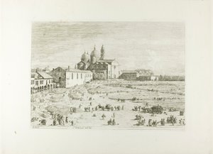 S. Giustina in prà della Vale, Vedute alkotó: Canaletto