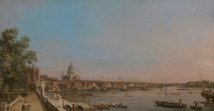 A város a Somerset House teraszának közeléből alkotó: Canaletto