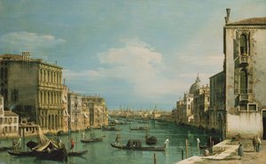 A Grand Canal Velence a Campo di San Vio-tól keletre néz alkotó: Giovanni Antonio Canal