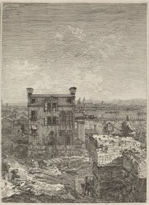 The House with the Peristyle, 1741. alkotó: Canaletto