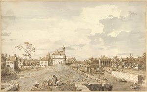 A Porta Portello a Brenta csatornával Padovában, 1740-1743 alkotó: Canaletto