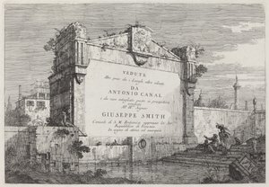 Címtábla, c. 17351746. alkotó: Canaletto