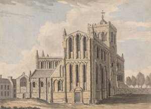 Northwest View Castle Church, Hexham, Northumberland alkotó: Capt. Francis Grose