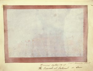Házak a buttevanti laktanyán kívül a hóban alkotó: Capt. Henry Craigie Brewster