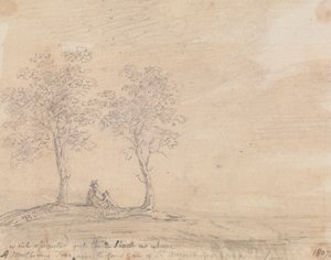 Egy eperfa a Szent Ágoston-kolostor nagykapuja közelében alkotó: Capt. Thomas Hastings
