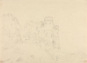 Carisbrooke kastély, 1826. május 9 alkotó: Capt. Thomas Hastings