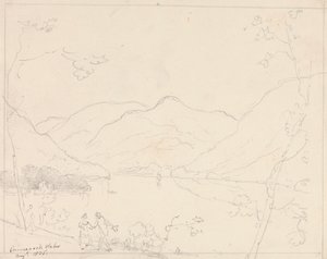 Crummock Water, 1835. augusztus alkotó: Capt. Thomas Hastings