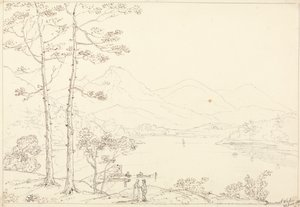 Derwent Water, 1835. június 20 alkotó: Capt. Thomas Hastings