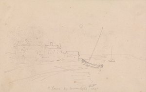 East Cowes a Holdfényben, 1827. szeptember alkotó: Capt. Thomas Hastings