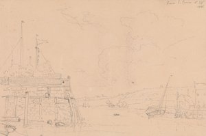 East Cowes-ból, 1826. szeptember 16 alkotó: Capt. Thomas Hastings