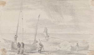 Hastings Beach, 1815. november 5 alkotó: Capt. Thomas Hastings