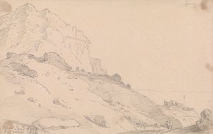 A Sandrock Inn közelében, Wight-szigeten alkotó: Capt. Thomas Hastings