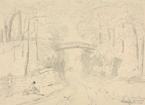 Shorwell közelében, Wight-szigeten alkotó: Capt. Thomas Hastings