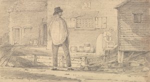 A Hastings Beachen, 1821. augusztus alkotó: Capt. Thomas Hastings