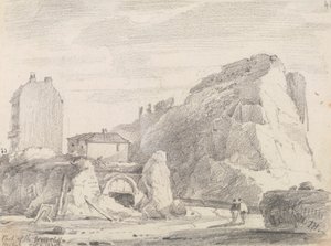 A West Cliff része, Hastings, 1820. október 8 alkotó: Capt. Thomas Hastings