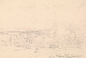 Medina folyó Whippinghamből East Cowes közelében alkotó: Capt. Thomas Hastings
