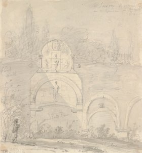 Szász marad egy kertben Canterburyben alkotó: Capt. Thomas Hastings