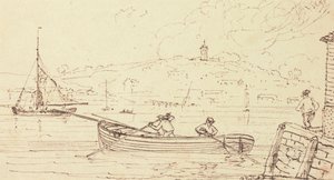 Hajósok vázlata, West Cowes, 1826. február 16 alkotó: Capt. Thomas Hastings