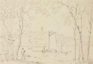 West Cowes, Keletről alkotó: Capt. Thomas Hastings
