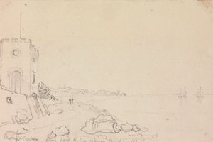 West Cowes Lord Henry Seymour fürdőházából, 1825. október alkotó: Capt. Thomas Hastings
