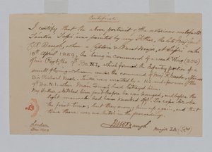 Tantia Topi, az indiai lázadók vezetője alkotó: Captain C.R. Baugh