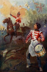 "Csak így tovább", mondta a főnök, "nem fogom elfelejteni", címlapkép Walter Wood "Grant the Grenadier" című művéből, kiadta a Routledge, 1912 körül. alkotó: Captain Edward Henry Handley Read