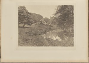Haddon Hall és Homestead, a folyó felől