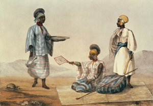 Soudan fekete népe, M. Gauci (fl.1810-46) metszetű tábla az Észak-afrikai utazások elbeszéléséből, 1821